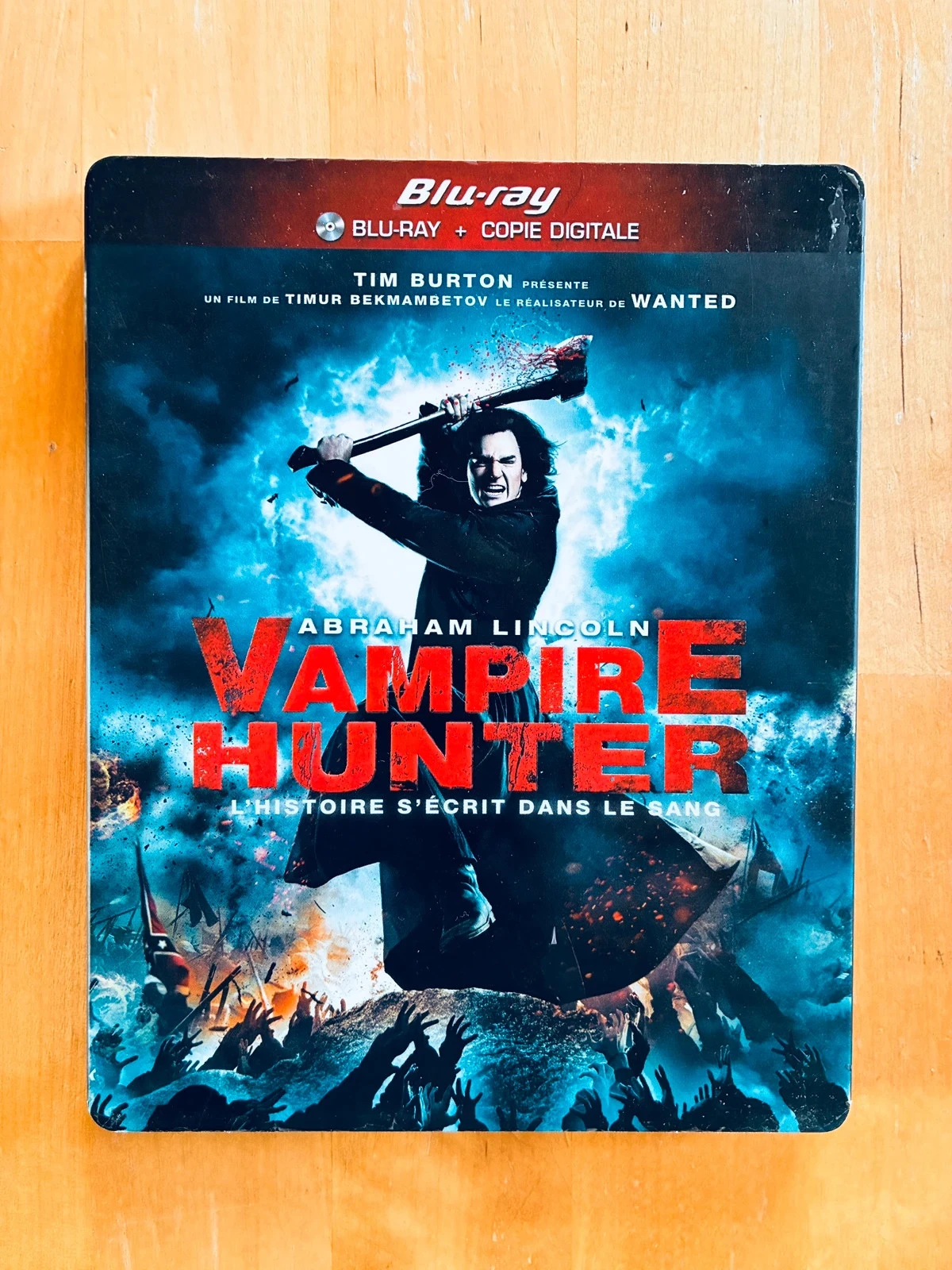 Blu-ray Abraham Lincoln Vampire Hunter.